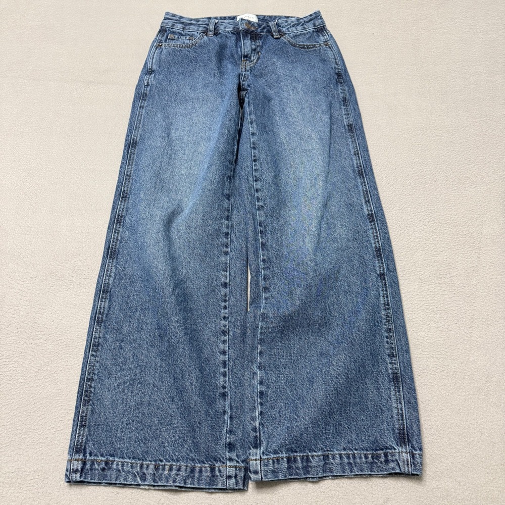 PacSun Jeans Women 24 S Blue Casey Low Rise Baggy Wide Leg Denim 90s Y2K